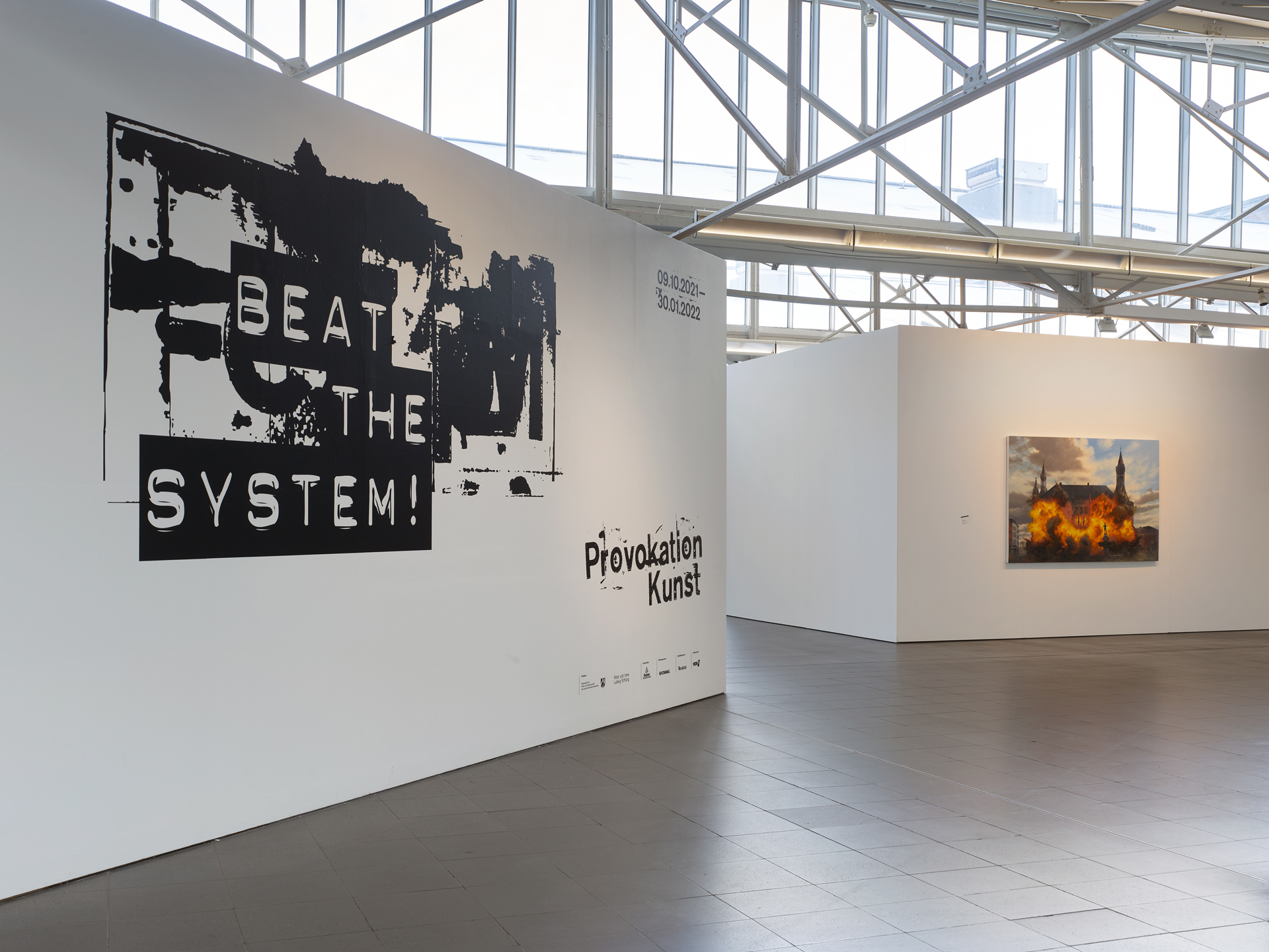 Beat the System! Provocation in Art, exhibition view, Ludwig Forum für Internationale Kunst Aachen, 2021/2022, © photo: Simon Vogel